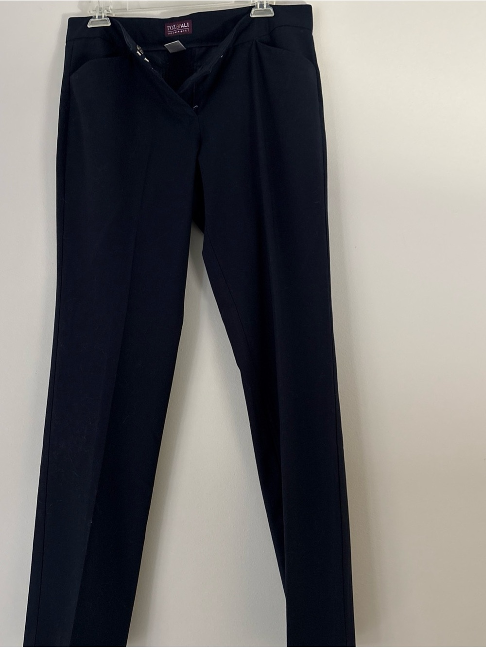 Roz & Ali Black Tailored Women's Dress Pants